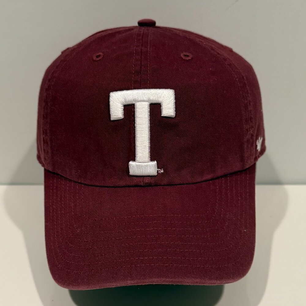 Texas A&M Aggies NCAA 47 Brand Clean-up Strapback Adjustable Hat Large Maroon